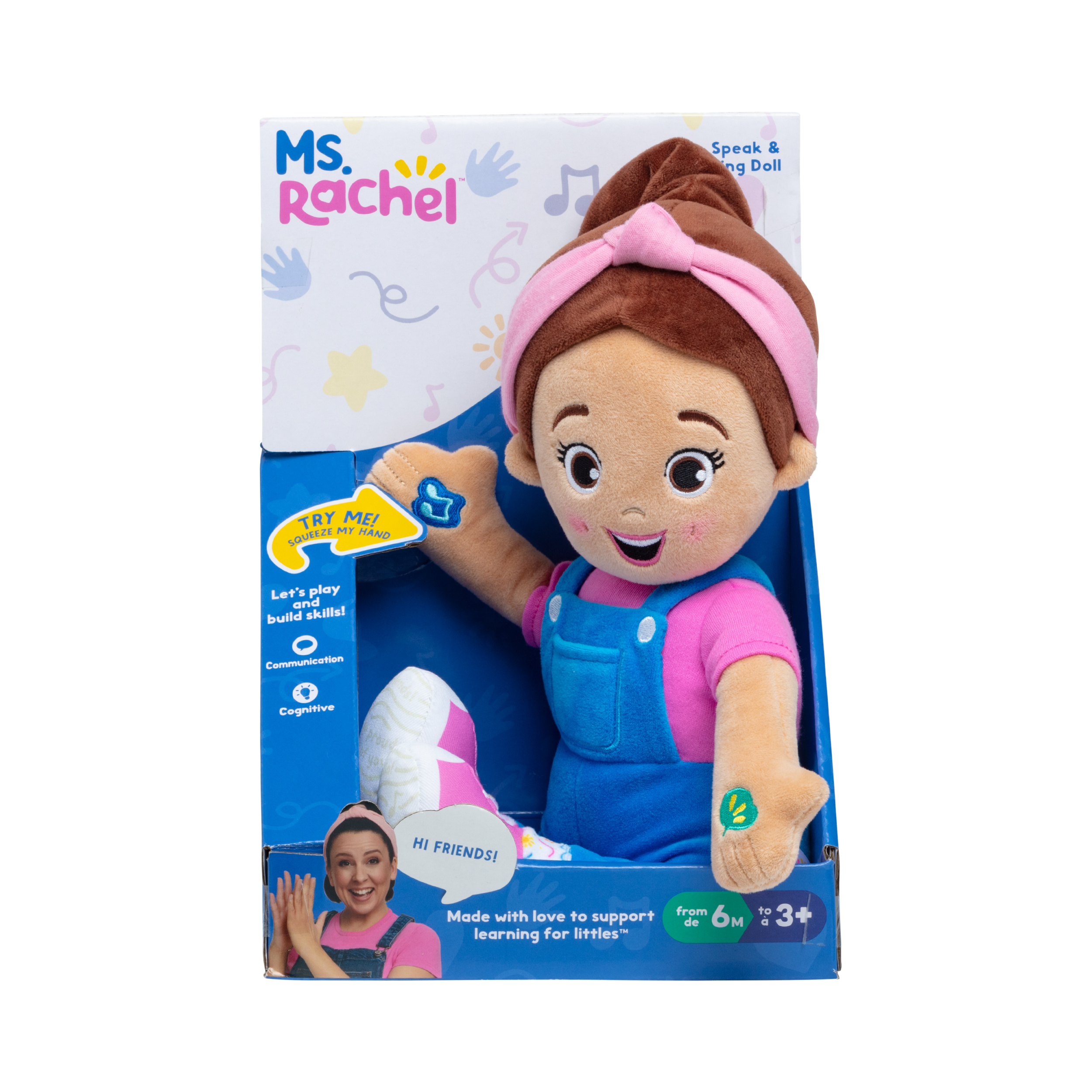 Ms Rachel Speak n Sing Doll 2pk